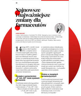 Zmiany dla farmaceutów