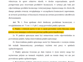 A co z punktami aptecznymi?
