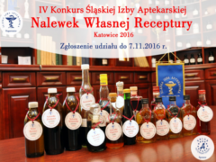 IV Konkurs Śląskiej Izby Aptekarskiej Nalewek Własnej Receptury