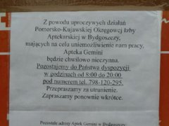 Gemini kontra Pomorsko-Kujawska Okręgowa Izba Aptekarska