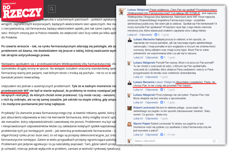 Uwagę na ewidentny błąd zwrócił dziennikarzowi członek Naczelnej Rady Aptekarskiej
