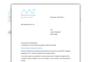 Ministerstwo Zdrowia jednoznacznie o receptach transgranicznych