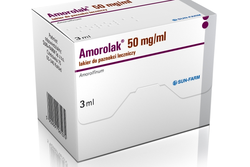 Opakowanie leku Amorolak 50mg/ml