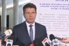VIDEO: Ryszard Petru twierdzi, że w aptekach pojawi się kiełbasa