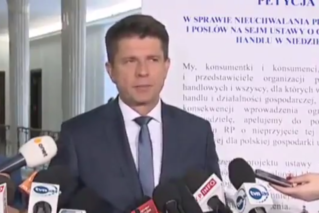 VIDEO: Ryszard Petru twierdzi, że w aptekach pojawi się kiełbasa