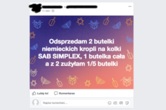 Matki handlują lekami na Facebooku