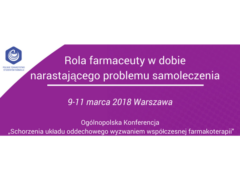 II Ogólnopolski Konkurs Opieki Farmaceutycznej