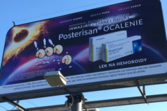 Reklama leku na hemoroidy generuje wulgarne skojarzenia?