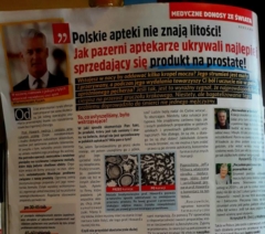 „Pazerni aptekarze” w reklamie suplementu diety. „To jawne zniesławienie” uważają farmaceuci!