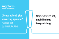 Chcesz zabrać głos w ważnej sprawie? Napisz list do MGR.FARM!