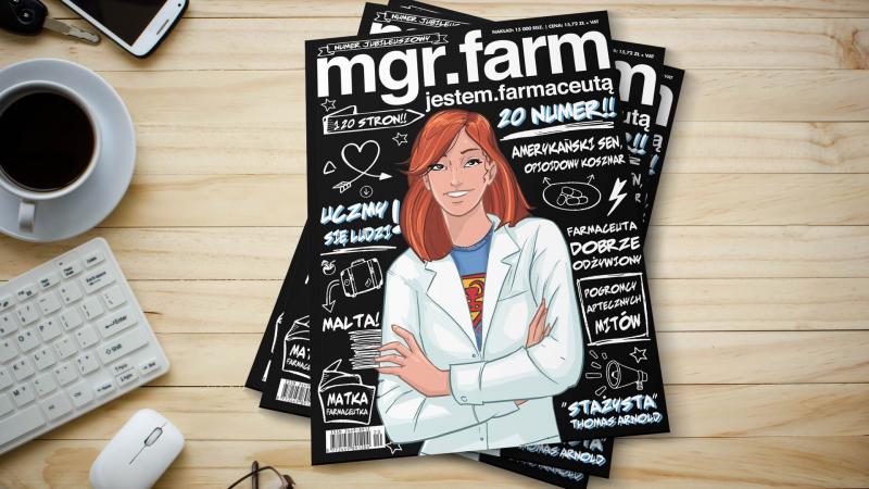 Sprawdź co w najnowszym numerze MGR.FARM | https://farmacja.pl/magazyn/