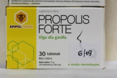 Sanepid ostrzega przed kolejnym suplementem z propolisem