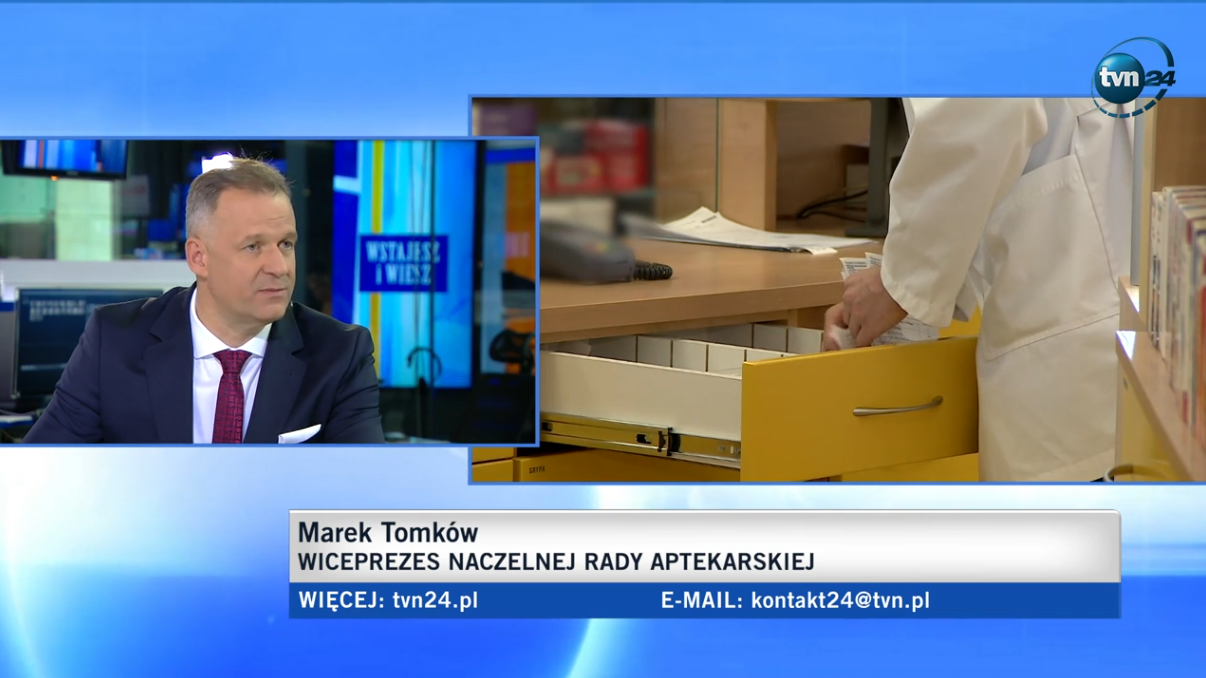 "Myślę, że ta infolinia to nie jest najszczęśliwszy pomysł" - mówił Marek Tomków w TVN24 (fot. screen TVN24.pl)