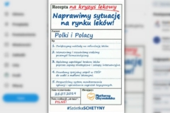 Jak rozwiązać kryzys lekowy? PO prezentuje swoją receptę…