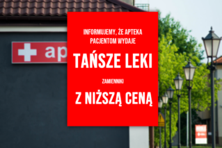Informacja o zamiennikach czy reklama apteki?