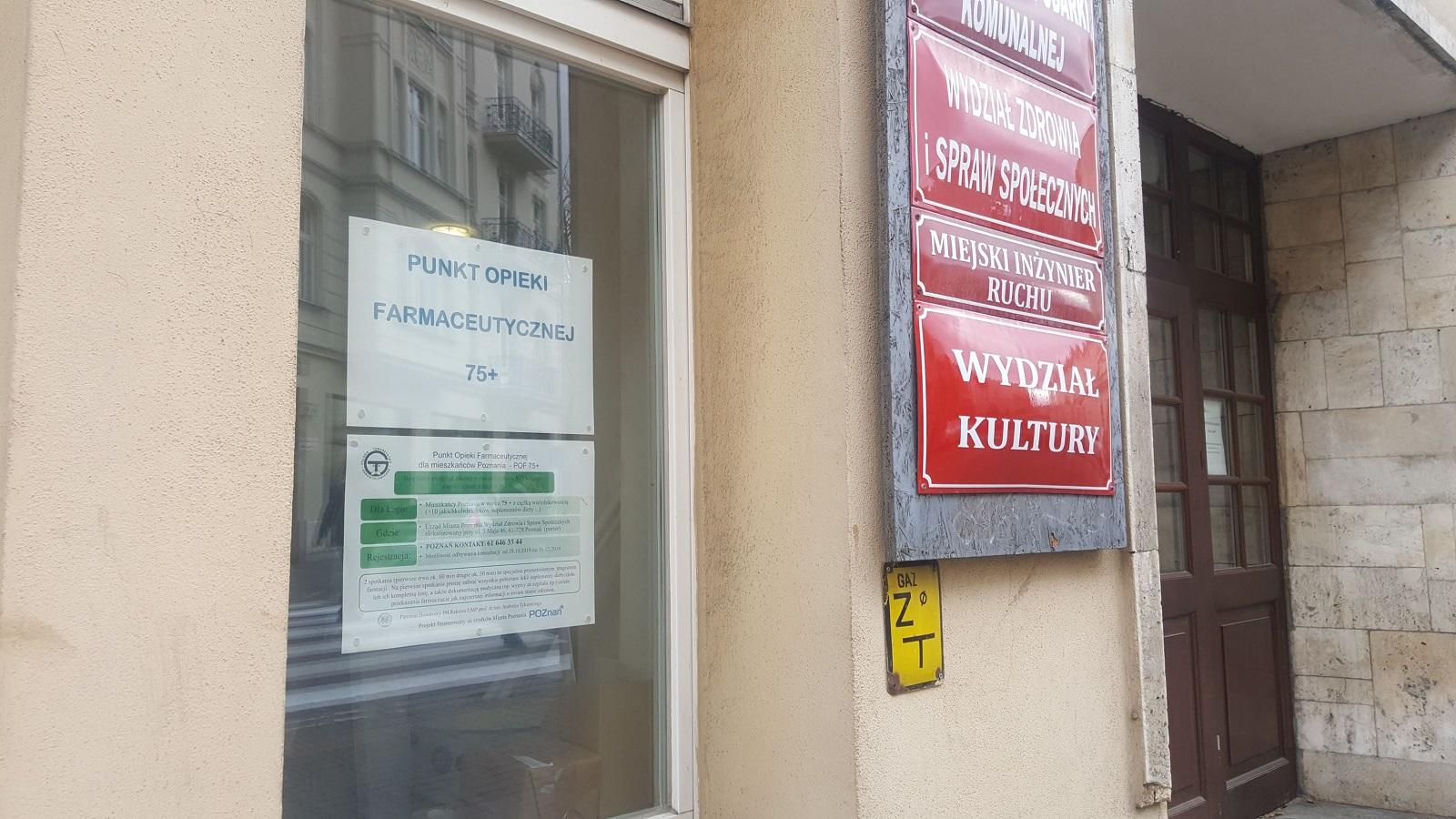 "Punkt Opieki Farmaceutycznej" będzie udzielał indywidualnych konsultacji po wcześniejszej rejestracji telefonicznej (fot. poznan.pl)