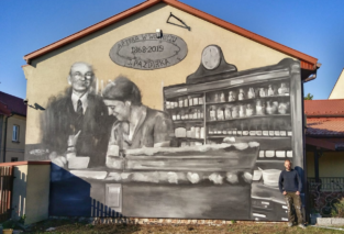 Farmaceuta bohaterem murala w Wojniczu