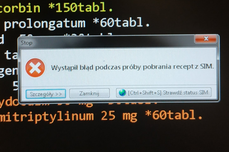 Problemy z funkcjonowaniem systemu nie wróżą najlepiej, biorąc pod uwagę, że od 8 stycznia wystawianie e-recept będzie obowiązkowe (fot. TT/Maciej Birecki)
