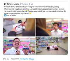 „Nikt nie chciałby żyć w kraju, w którym za publikację parodii idzie się do sądu” – Abstrachuje odpowiada NIA