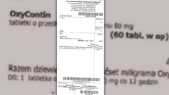 Ostrzeżenie przed fałszywą receptą na Oxycontin 80 mg