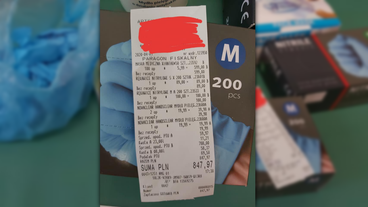 Łukasz Gajda udzielił wywiadu serwisowi Kobieta WP, na temat paragonu z apteki i związanej z nim sytuacji (fot. Facebook/Łukasz Gajda)