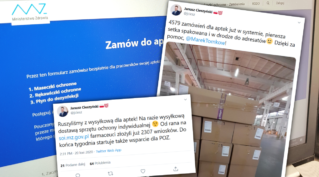 Pierwszego dnia apteki złożyły ponad 4500 zamówień na bezpłatne środki ochronne