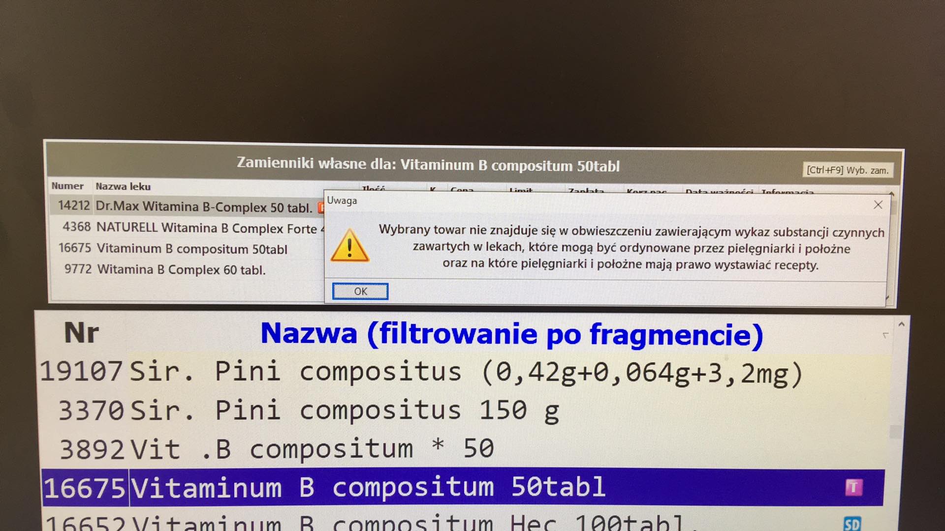 Wbrew komunikatowi programu KS-Apteka, farmaceuta ma obowiązek realizowania recept pielęgniarskich ordynujących leki z grupy OTC (fot. MGR.FARM)