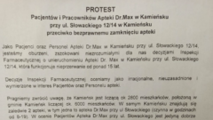 Spór o aptekę w Kamieńsku. Głos zabiera WIF, ZPA PharmaNET i pracownicy…