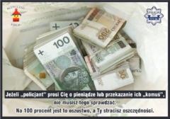 Policyjne plakaty zawisną m.in. w aptekach