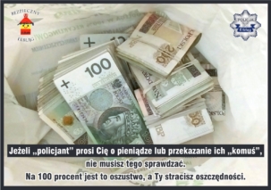 Policyjne plakaty zawisną m.in. w aptekach