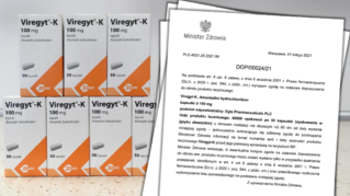 Ponad 100 000 opakowań Viregytu-K trafi do Polski dzięki zgodzie Ministra Zdrowia