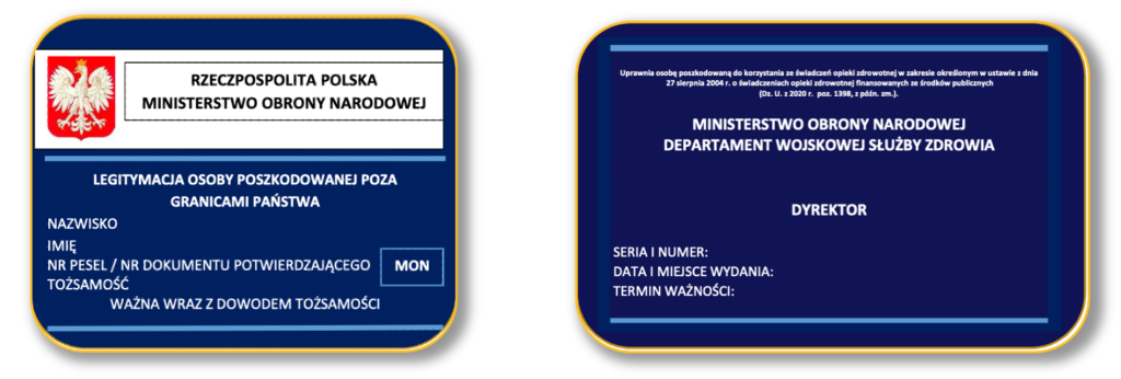 Legitymacja uprawnionego żołnierza lub pracownika oraz weterana poszkodowanego, których ustalony uszczerbek na zdrowiu jest mniejszy niż 30%