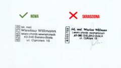 Lekarzowi skradziono pieczątkę. Może służyć do fałszowania recept…