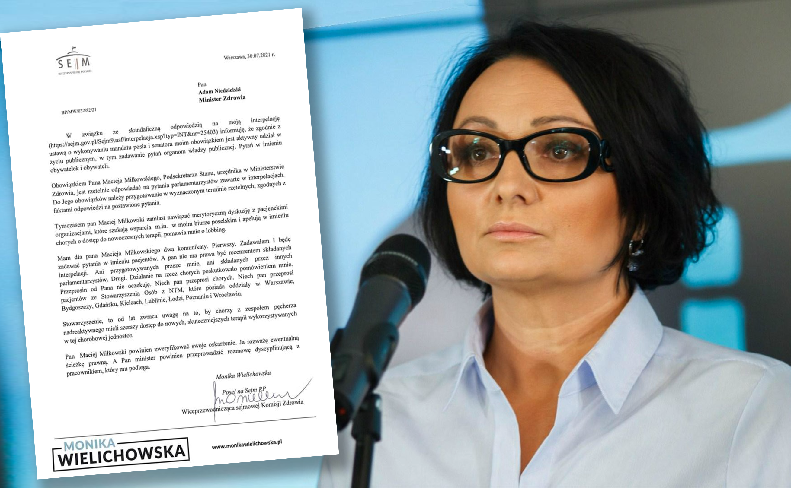 Posłanka nie chce przeprosin od wiceministra, ale "rozważy ścieżkę prawną" (fot. Wikicommons/Facebook)