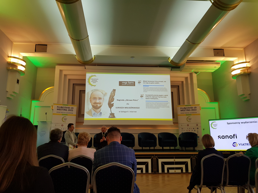 Nagrodę wręczono podczas "Flu&COVID-19 Meeting 2022"