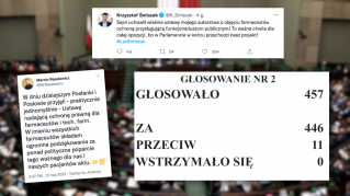 Sejm przyjął ustawę nadającą ochronę prawną farmaceutom i technikom farmaceutycznym