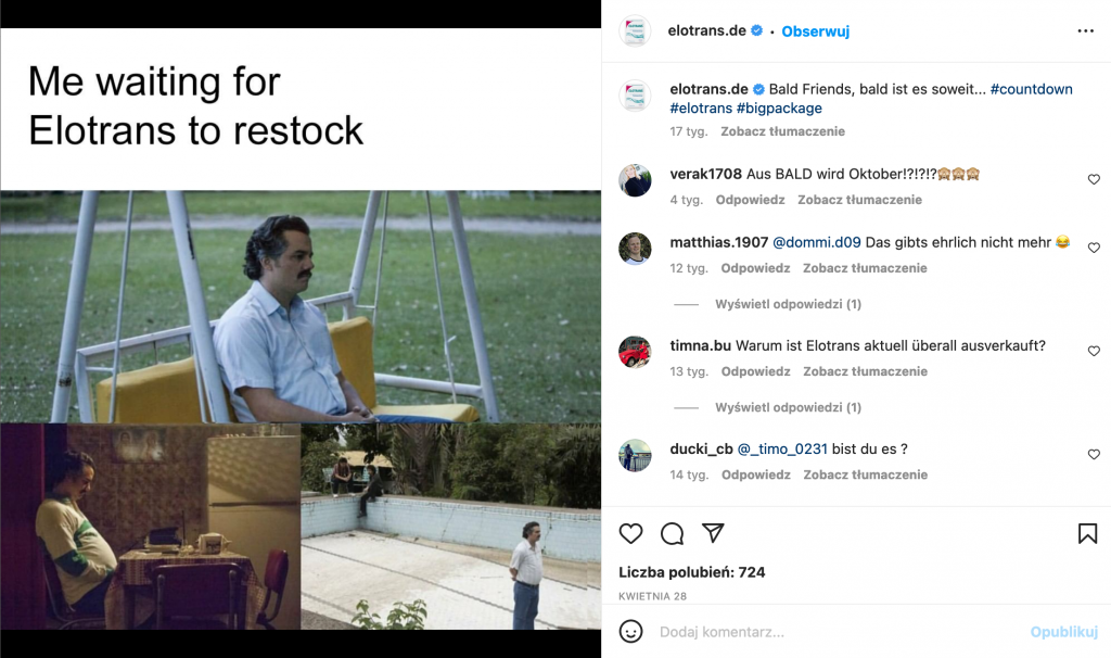 Źródło: Elotrans.de/Instagram