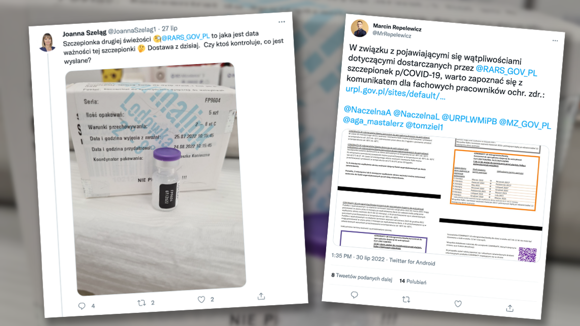 Punkty szczepień powinny otrzymać komunikat producenta w formie papierowej (fot. screen TT)