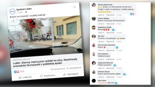 Mężczyzna upadł na chodniku. Farmaceutki z pobliskiej apteki prowadziły reanimację..