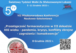Konferencja dla specjalistów dotycząca przestępczości farmaceutycznej