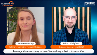 Farmacja kliniczna szansą na rozwój zawodowy farmaceuty