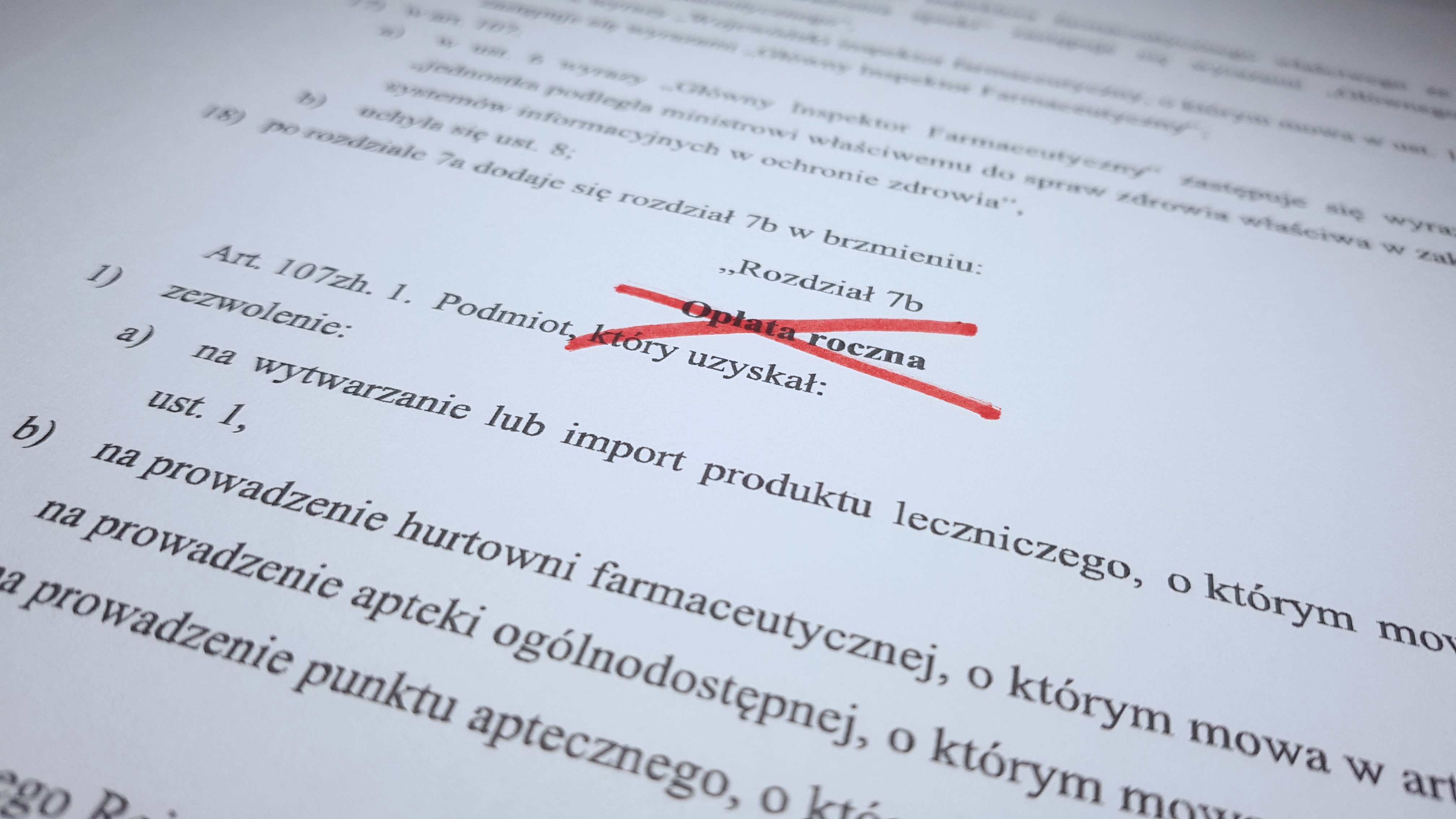 Konfederacja Lewiatan apeluje o całkowicie usunięcie „opłaty rocznej” z proponowanej nowelizacji prawa farmaceutycznego (fot. MGR.FARM)