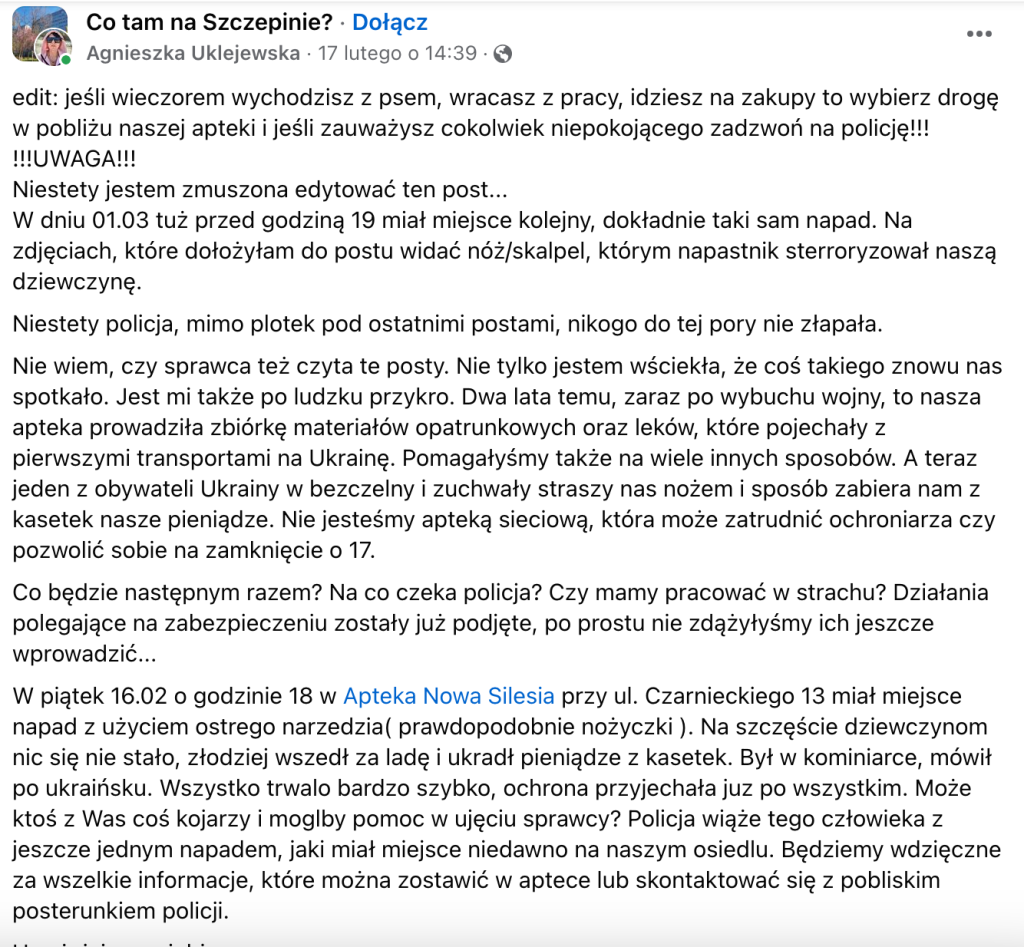 Źródło: Facebook