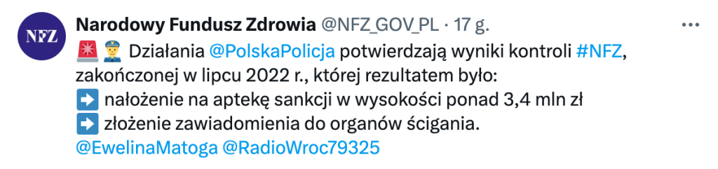 wyłudzanie refundacji na lekach recepturowych