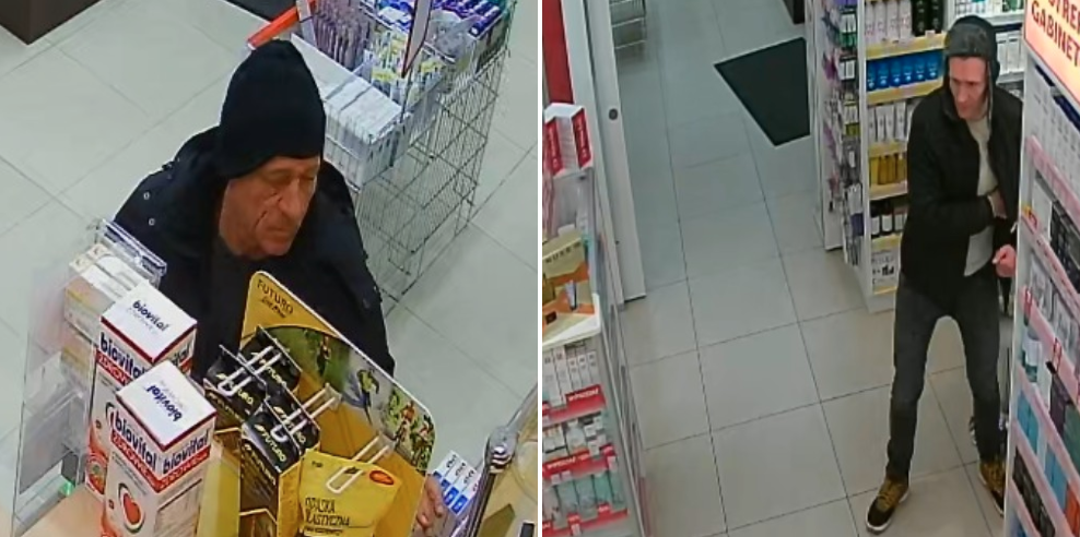 Policja szuka mężczyzn ze zdjęcia, którzy napadli w lutym na aptekę