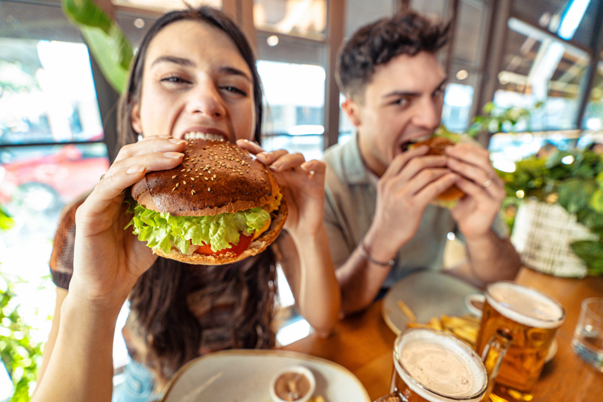 hamburger mięso zła dieta