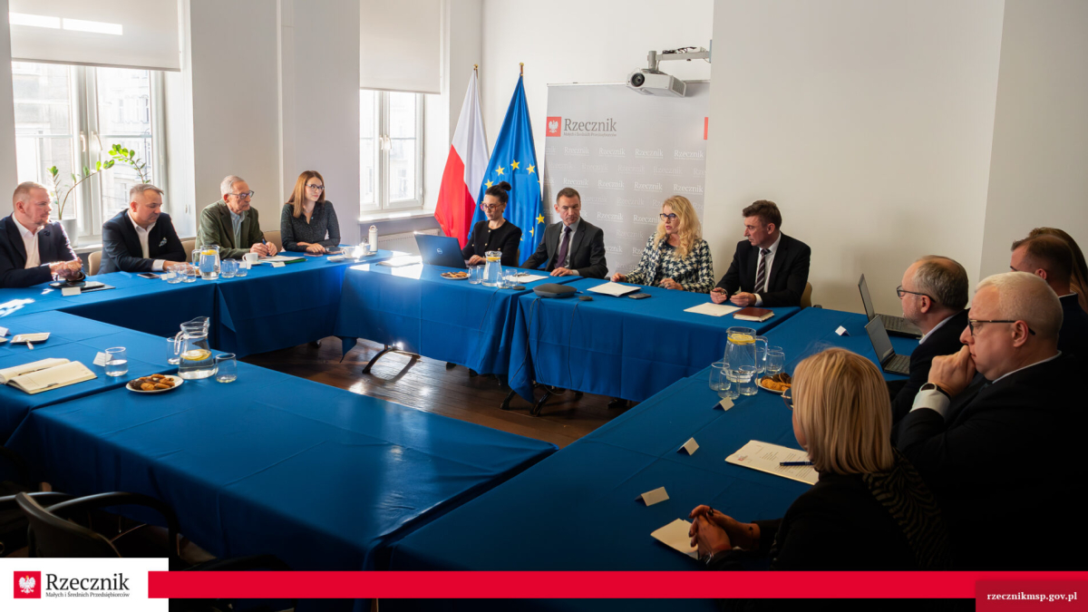 Branża aptekarska rozmawiała o AdA 2.0. z rzecznikiem MiŚP (fot. rzecznikmsp.gov.pl)