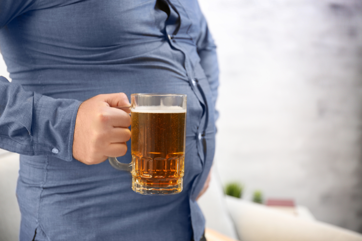 alkohol uzależnienie otyłość
