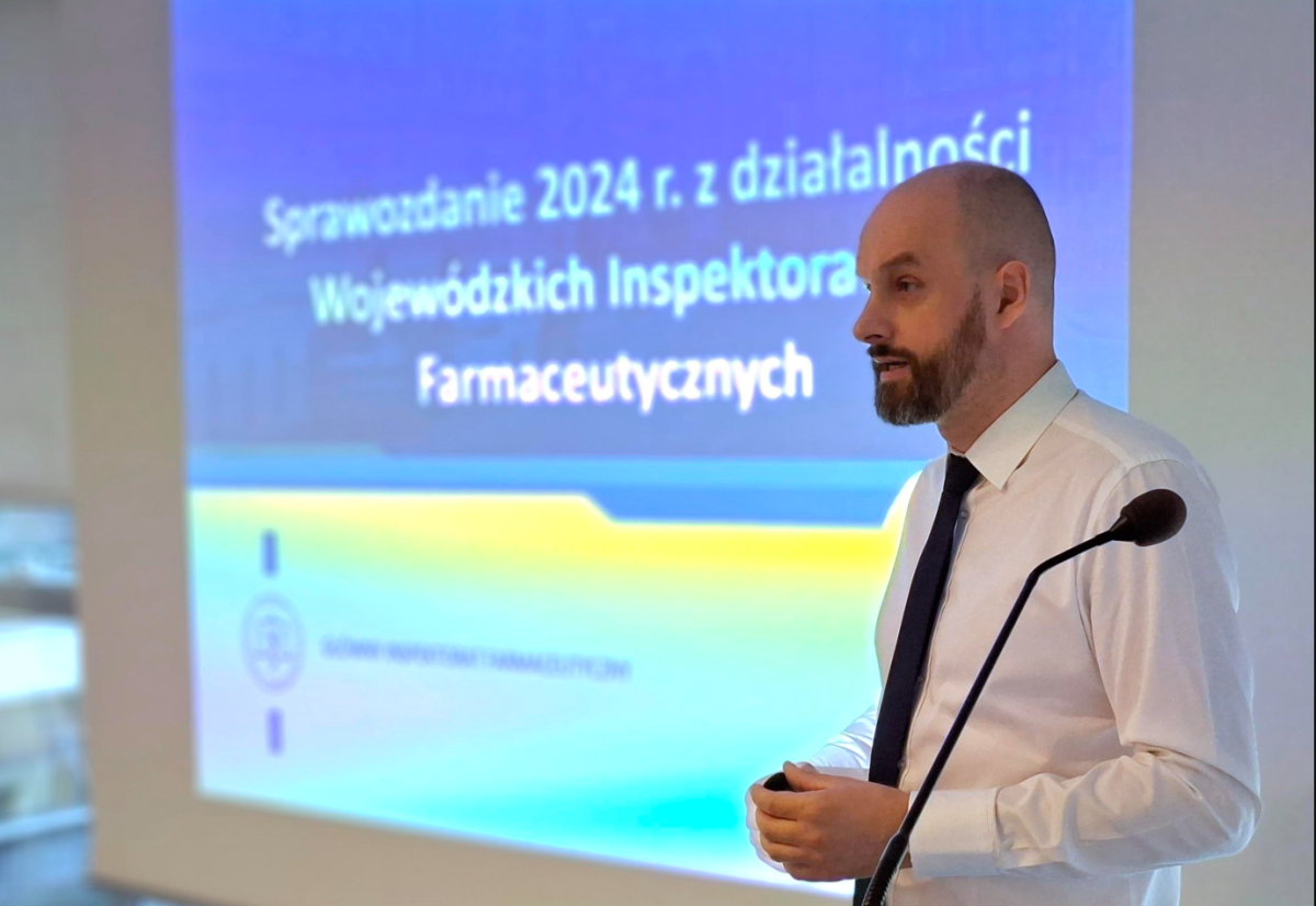 Główny Inspektor Farmaceutyczny przedstawia sprawozdanie