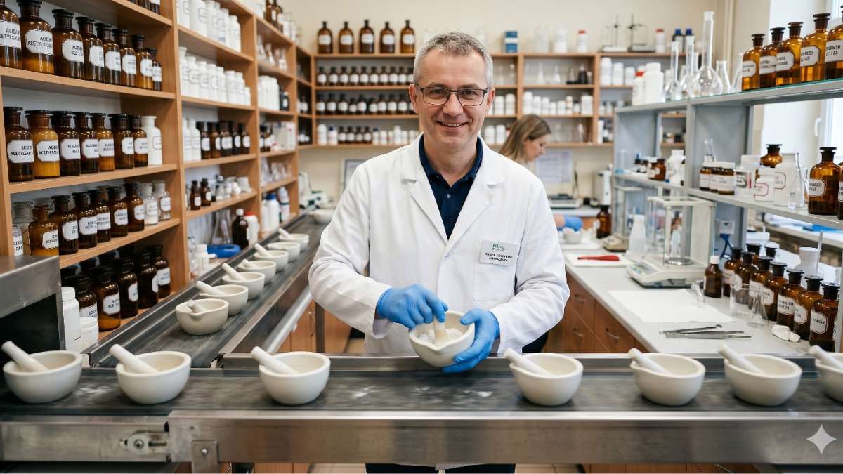 Taśmowa produkcja leków recepturowych